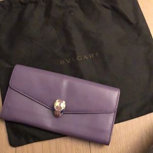 Bvlgari Purple Serpent Wallet